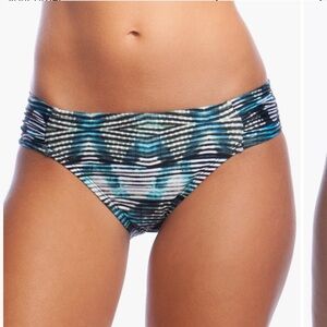 LaBlanca Stylish Black and Blue Women's Hipster Swim Bottom size 4